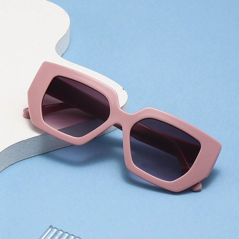 Oversized Square Sunglasses Retro Thick Frame UV400 Protection Geometric Punk Eyewear For Women Men