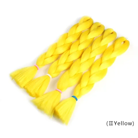 Jumbo Braid Synthetic Hair Extensions High Temperature Fiber For African Braiding DIY Professional Long Soft Colorful