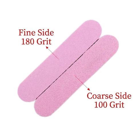 Double Sided Nail Files Buffers Sponge Sandpaper Manicure Tool Mini Colorful Polishing Shaping Rounded End