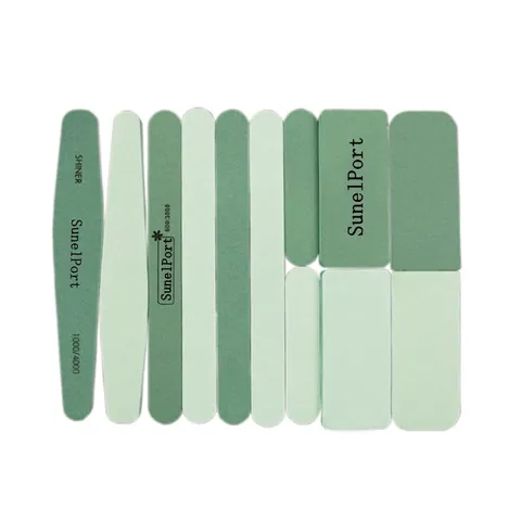 Professional Nail Buffer Polishing Strip Double Sided Manicure Tool For Natural Shine Portable Sponge File
