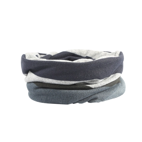 Unisex Striped Polyester Slouchy Beanie Hat Winter Warm Baggy Skull Cap Outdoor Dual Use Neck Warmer Soft Knitted Headwear For Men Women
