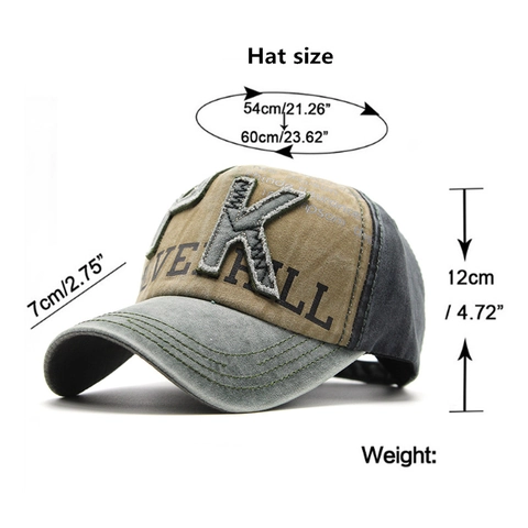 Vintage Washed Baumwolle Baseballkappe Mit Buchstaben Stickerei Retro Streetwear Sonnenschutz Hut Für Herren Und Damen