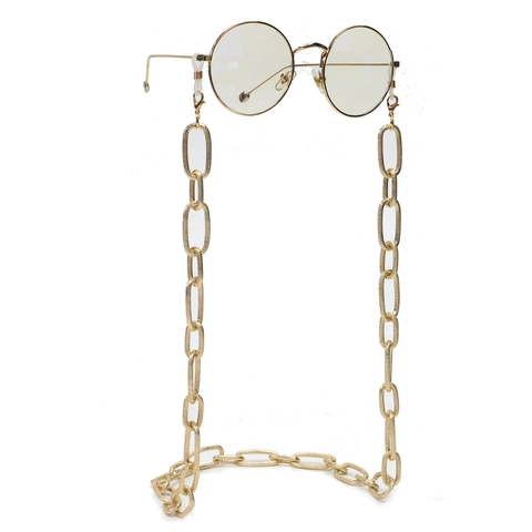 Chunky Link Metal Glasses Chain Retro Non-slip Eyeglass Strap Sunglasses Lanyard For Women Men