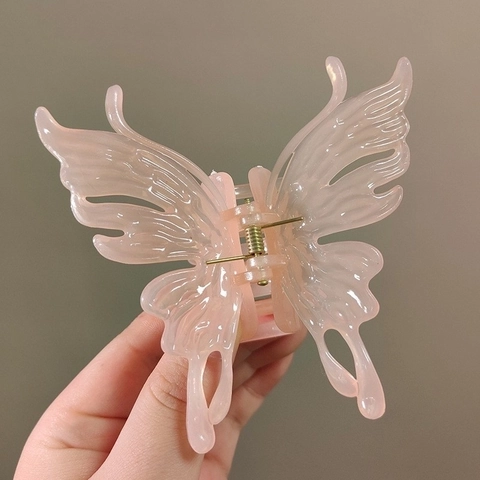 Women'S Ig Style Korean Style Butterfly Arylic Plating Hair Clip Hair Claws
