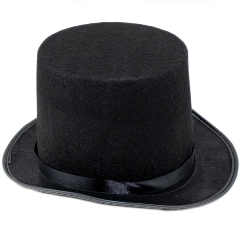 Unisex Top Hat Fedora Cowboy Magician Hats Non-Woven Polyester Felt For Stage Performance Party Cosplay Adults Kids
