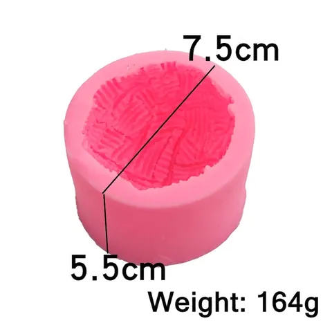 3D Yarn Ball Silicone Mold For Cake Decorating Aromatherapy Candle Making Handmade DIY Resin Plaster Craft Tools