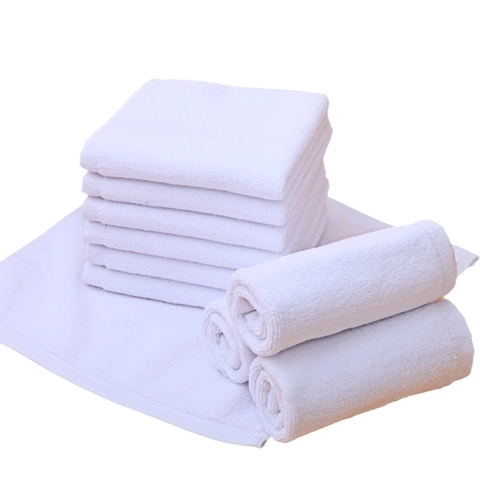 Toallas Cuadradas Blancas Algodón Puro Absorbentes Suaves Toallitas De Rizo Para Hotel Spa Y Hogar