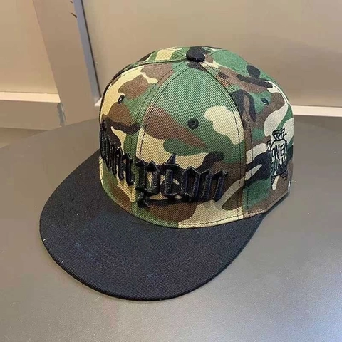 Casquette Snapback Hip Hop Pour Hommes En Acrylique À Bord Plat Broderie 3D Compton Chapeau Streetwear