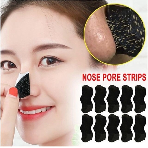 Blackhead Remover Nose Pore Strips Deep Cleansing Peel Off Bamboo Charcoal Facial Skin Care Beauty Tool