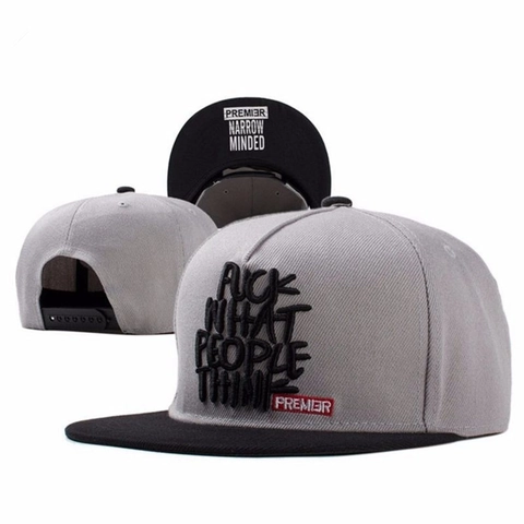 Letter Embroidery Snapback Baseball Cap Flat Brim Polyester Adjustable Hip Hop Streetwear Sun Protection For Men Women