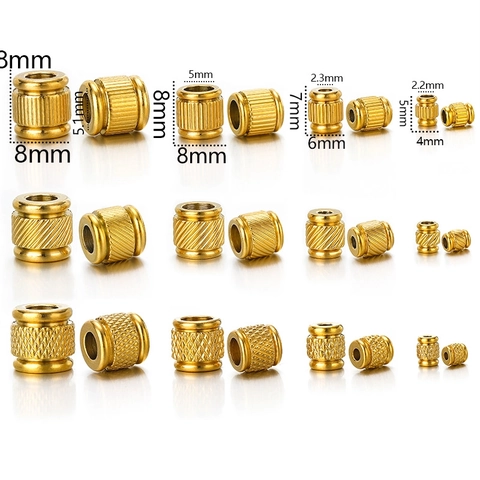 Perline Distanziatrici In Acciaio Inossidabile Barile Tamburo Cilindro Perline Sciolte Per Accessori Creazione Braccialetti E Collane DIY