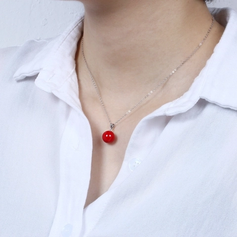 925 Sterlingsilber Künstliche Perle Anhänger Minimalistisch Elegant Muschelperle Anhänger Ohne Kette Für Damen Mode Schmuck