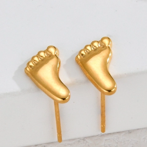 Orecchini A Lobo In Acciaio Inossidabile Per Donna Placcati Oro Cuore Corona Impronta Mano Hamsa Gioielli Di Moda