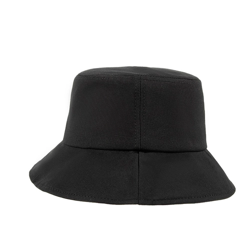 Solid Color Cotton Bucket Hat Breathable Sun Protection Outdoor Travel Beach Fisherman Cap For Men Women