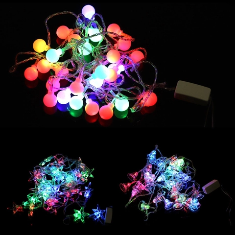 LED String Lights Waterproof Copper Wire Colorful Fairy Lighting For Christmas Wedding Party Bedroom Decor Battery Or Plug