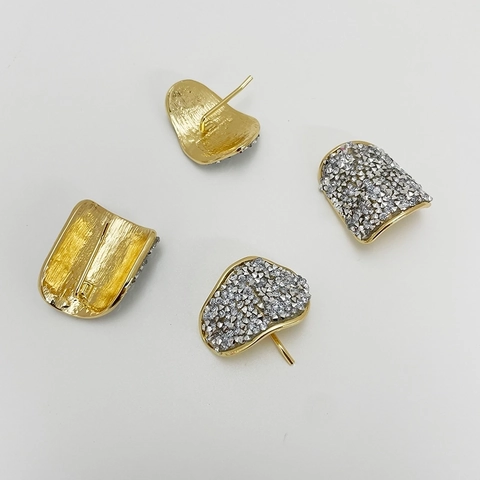 Molletta Per Capelli Con Gancio Per Coda Di Cavallo A Forma Di Ventaglio Lega Strass Design Stellato Luccicante Accessorio Elegante