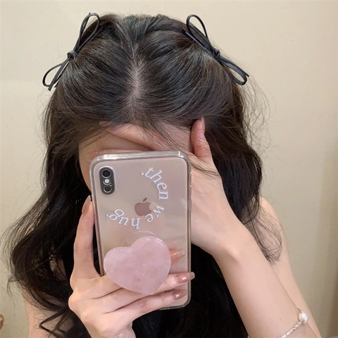 Pince À Cheveux Noeud Papillon Simili Cuir Alliage Style Ins Minimaliste Accessoire Cheveux Pour Femmes Filles