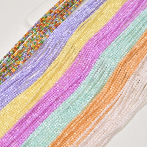 Round Natural Freshwater Shell Beads Colorful Loose Beads For DIY Jewelry Making Necklaces Bracelets Polished Elegant