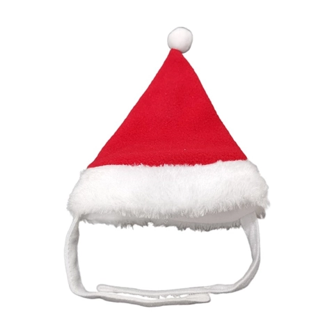Christmas Pet Accessory Reindeer Antler Headband Santa Hat Red Bowtie Scarf Polyester Plush For Dogs Cats Holiday