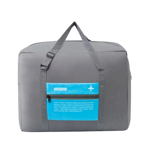 Large Capacity Foldable Travel Storage Bag Waterproof Oxford Cloth Luggage Handle Sleeve Duffel Bag For Women Men Trip Airplane Bag