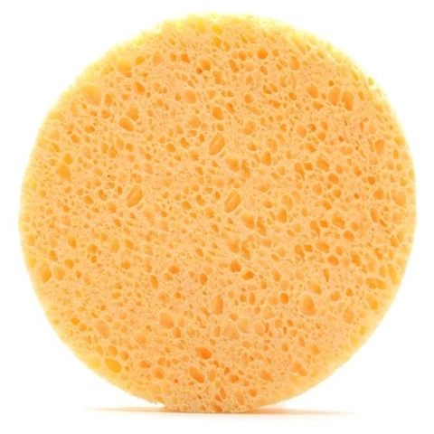 Éponge De Nettoyage Du Visage Ronde En Cellulose De Pâte De Bois Naturelle Exfoliante Douce Pour Démaquillage