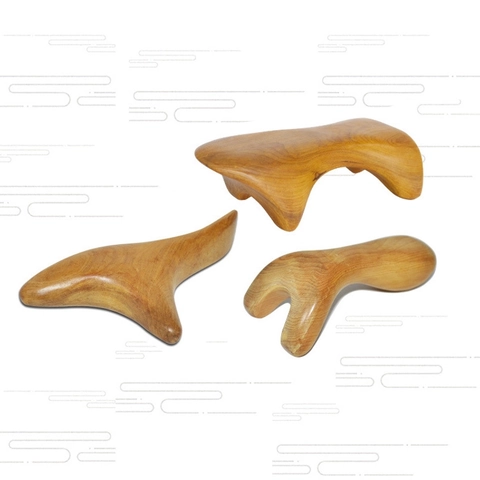 Wooden Massage Tool Gua Sha Board Scraping Stick For Body Neck Face Relaxation Wellness Natural Wood Manual Acupoint Massager