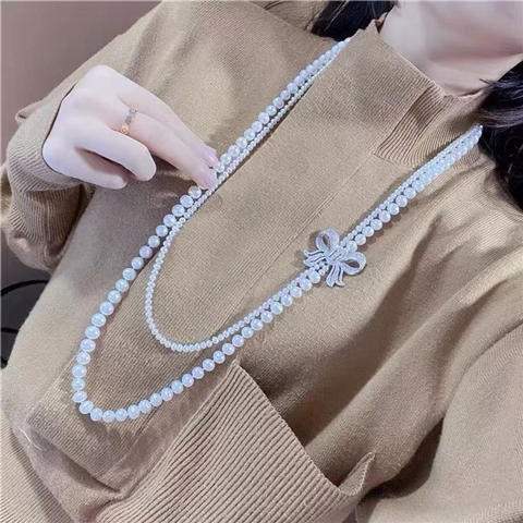 Pendentif Nœud Connecteur De Bijoux Cuivre Zircon Brillant Accessoires DIY Pour Fabrication De Colliers
