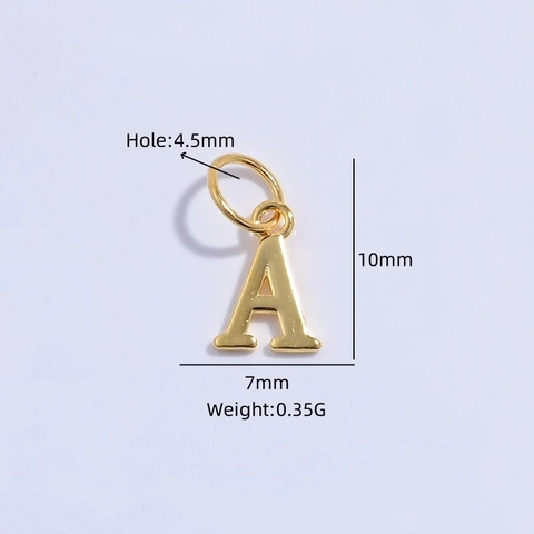925 Sterling Silber Alphabet Anhänger Glatte Oberfläche Initialen Für DIY Schmuckherstellung Halsketten Armbänder