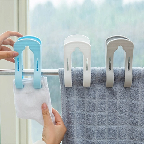 Pinzas De Plástico Grandes Para Ropa Clips Para Edredones Resistentes Al Viento Agarre Fuerte Antideslizante Para Secado De Ropa Y Mantas