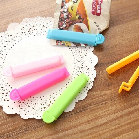 Clip Per Sigillare Alimenti Clip In Plastica Per Sacchetti Di Snack Cucina Conservazione Resistente All'umidità Colorato Opaco Riutilizzabile