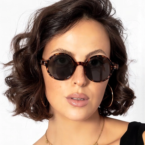 Vintage Runde Sonnenbrille UV400 Schutz PC Rahmen AC Linse Mode Retro Sonnenbrillen Für Damen Herren