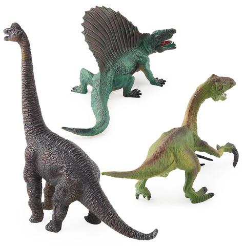 Realistic Dinosaur Model Figures Hollow Plastic Simulation Animal Toys For Kids Educational Desktop Decor Cake Toppers