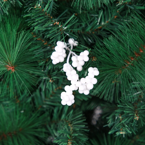 Tallos De Bayas Blancas Artificiales De Espuma Para Decoración De Árbol De Navidad Adorno De Fiesta Festiva DIY