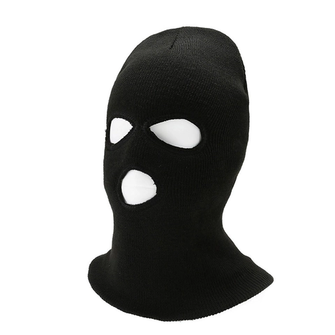 Balaclava Ski Mask Knit Face Openings Full Face Cover Winter Windproof Warm Neck Protector Outdoor Cycling Hat