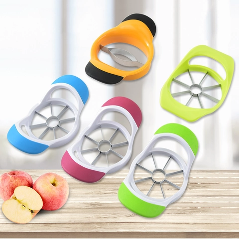 Stainless Steel Fruit Slicer Corer Apple Mango Cutter With Ergonomic Anti Slip Handle Manual Kitchen Tool