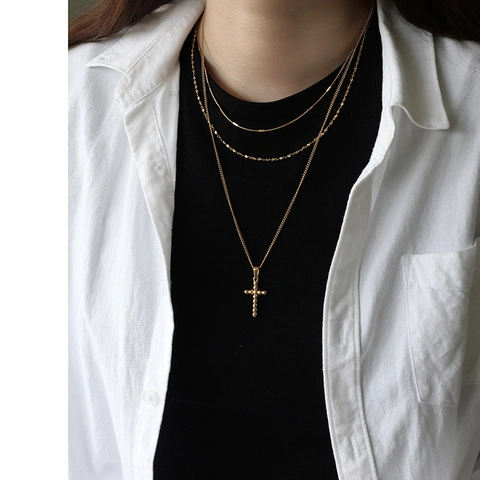 Collana In Acciaio Inossidabile Catena Placcata Oro Per Donna Gioielli Moda Minimalista Catena A Serpente Catena Di Corda