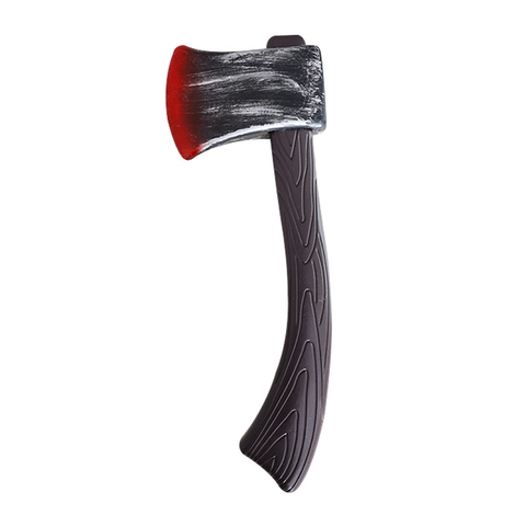 Oggetti di Scena Insanguinati per Simulazione di Armi di Halloween in Plastica Ascia Mannaia Falce Sega Machete Coltello per Cosplay di Carnevale