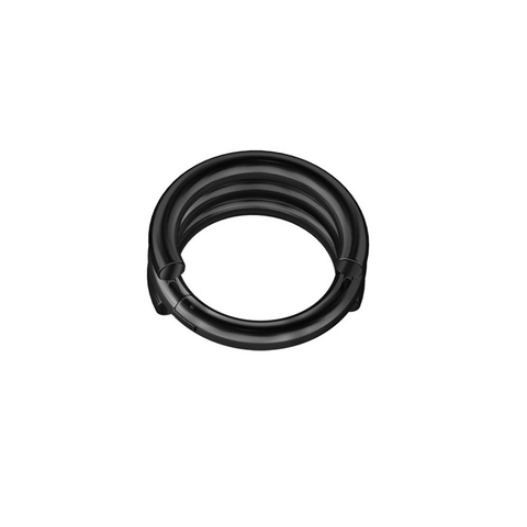 Anelli per il Naso Orecchini a Cerchio con Cerniera a Triplo Strato in Acciaio Inossidabile 316L Gioielli per Piercing Unisex Placcati Sottovuoto