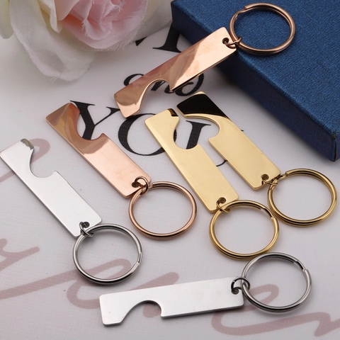 Portachiavi Puzzle Cuore Acciaio Inossidabile Pendente Rettangolare Gioielli Abbinati Coppie Regali Amicizia Lucidato Specchio