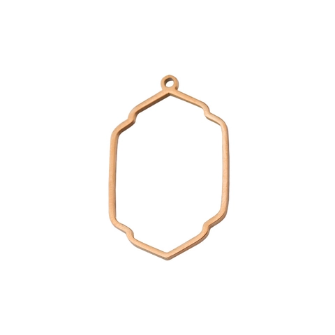 Colgantes De Marco Hueco Geométrico Acero Inoxidable 304 Hexágono Octágono Irregular Suministros Para Joyería Pulido Espejo
