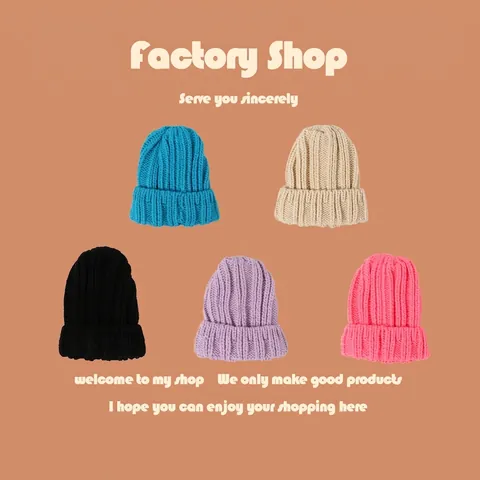 Gorro Beanie Niños Acrílico Punto Color Sólido Invierno Cálido Con Dobladillo Acanalado Para Niños Y Niñas Casual