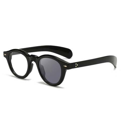 Gafas De Sol Fotocromáticas Ovaladas Retro Montura De PC Vintage Protección UV400 Gafas De Transición Para Hombres Mujeres