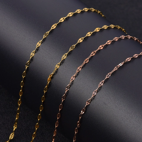 Stainless Steel Necklace Titanium Steel Lip Shape Interlocking Chain Hypoallergenic Fashion Jewelry For Women
