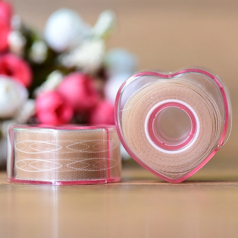 Rotolo Di Nastro Per Doppia Palpebra In Rete Di Pizzo Invisibile Color Carne Opaco Traspirante Adesivi Per Trucco Occhi Naturale Colla Necessaria