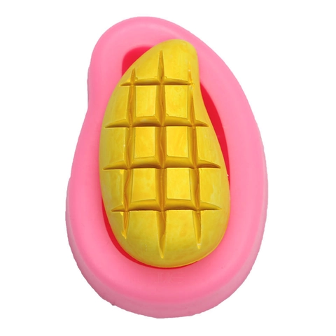 Mango Silicone Mold Realistic Fruit Shape For Candle Soap Plaster Resin Clay Chocolate Cake Decorating DIY Handmade Craft