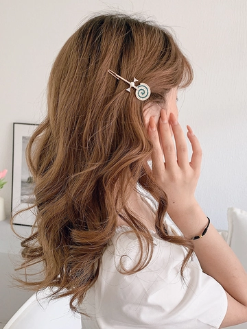 Molletta Per Capelli Lecca-Lecca Lega Strass Perla Artificial Sintetica Stile Coreano Dolce Lucido Per Donne Ragazze