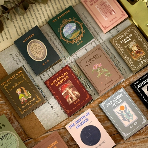 Carta Materiale Per Scrapbooking Vintage Carte Decorative Retro Botaniche Floreali Astrologia Per Diario DIY Artigianato