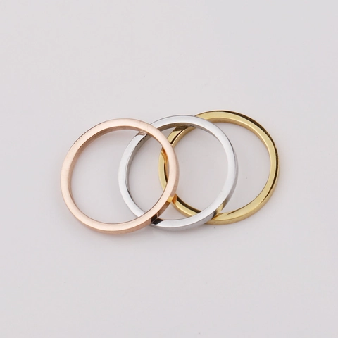 Colgantes Minimalistas De Anillo Circular Pequeño Acero Inoxidable 304 Pulido Espejo Brillo Conectores Geométricos Para Joyería