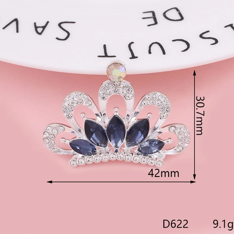 Crown Charms Alloy Rhinestone Crystal Flatback DIY Phone Case Jewelry Making Supplies Shiny Elegant Decoration