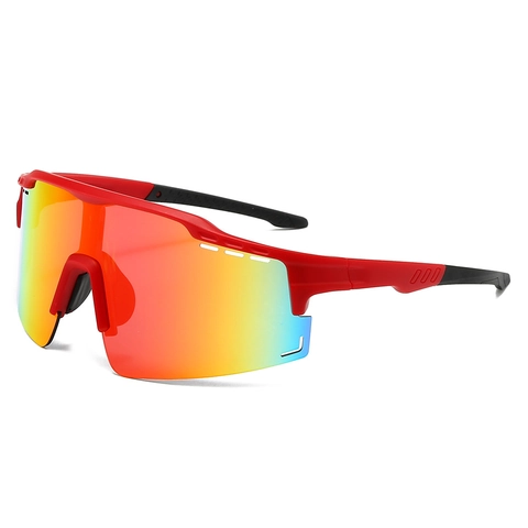Sport Wielrennen Zonnebril UV400 Bescherming Winddicht PC Frame Kleurrijke Gespiegelde Lenzen Outdoor Bril Unisex